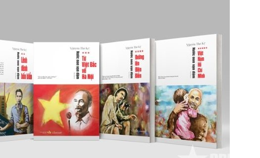 LỄ RA MẮT BỘ TIỂU THUYẾT LỊCH SỬ  NƯỚC NON VẠN DẶM VỀ CHỦ TỊCH HỒ CHÍ MINH